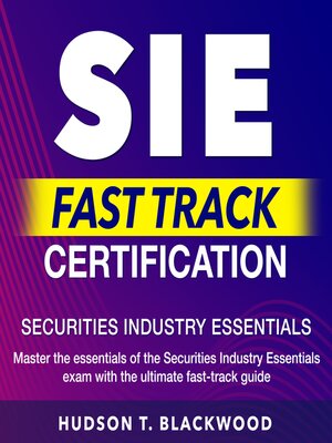 cover image of SIE Fast Track Certification
